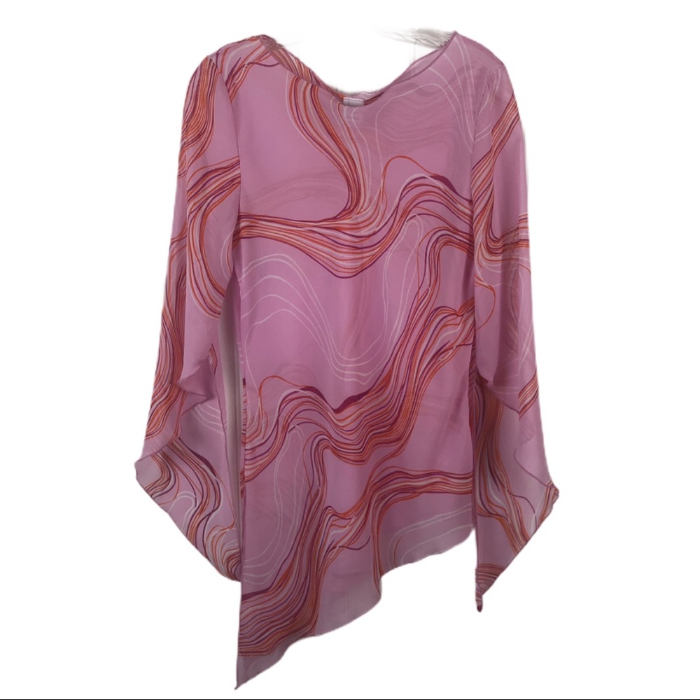 NEWPORT Sheer Disco Style Top Flare Arm